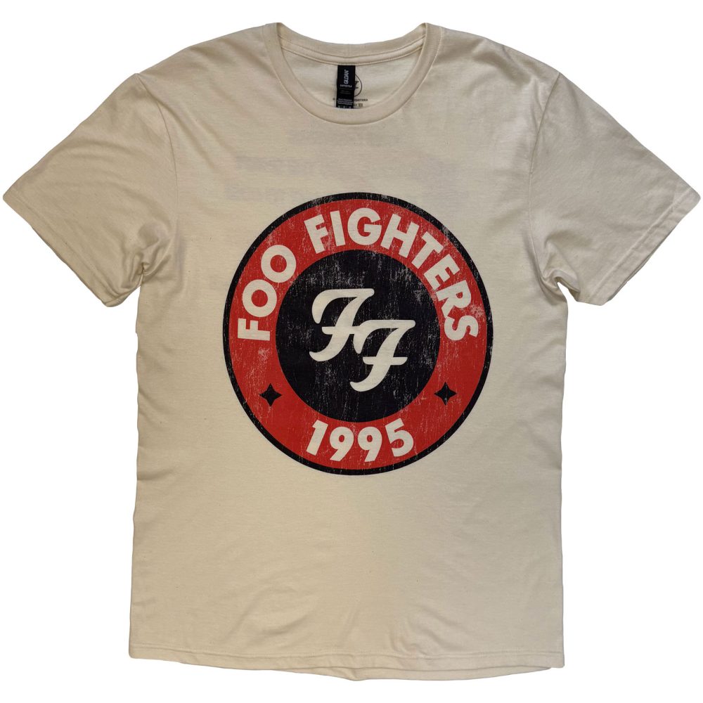 Foo Fighters - 19952025 Albums Mens Tshirt - Cream